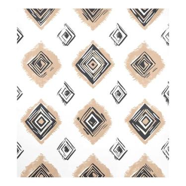 Imagem de Qilmy Capa de ímã de lava-louças com padrão de tapeçaria nativa americana 58 x 66 cm capas decorativas de geladeira para porta frontal adesivo de folha magnética para máquina de lavar louça painel de