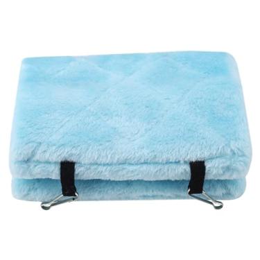 Imagem de Cosiki Tenda Suspensa de Pelúcia para Pássaros, Gaiola para Papagaio Aconchegante, Cama Quente de Inverno, Brinquedo para Animais de Estimação para Pássaros Pequenos e Médios, Rosa (S)