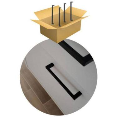 Imagem de Kit 1 Unidade De Puxador De Guarda Roupa Puxadores Armario