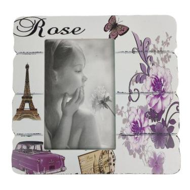 Imagem de Porta Retrato Kit 2 Unidades 10x15 Moldura Paris Decoraçao