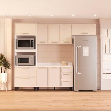 Imagem de Cozinha Modulada 4 Pecas com Tampo Amara Politorno Moveis