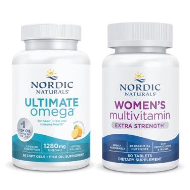 Imagem de Suplemento Nordic Naturals Multivitamínico Feminino Extra Strength Ome