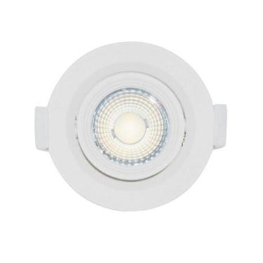 Imagem de Spot LED Modaza Redonda de Embutir 5W, 6500K, Branco, Bivolt