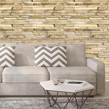 Imagem de Papel De Parede Tons Bege E Marrom Autocolante Sala Quarto