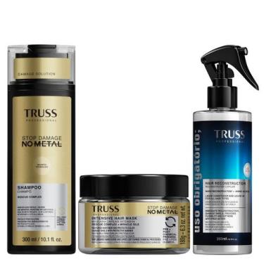 Imagem de Truss Stop No Metal Kit Shampoo Máscara 180g e Uso Obrigatório Reconst