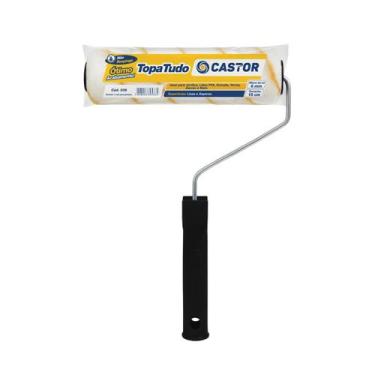 Imagem de Rolo para pintura Lã Topa Tudo 6MMx15CM c/cabo - Castor