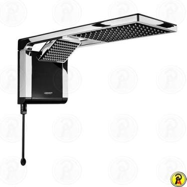 Imagem de Chuveiro Lorenzetti Acqua Duo Preto E Cromado 110v 5500w, 5500W