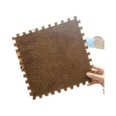 Imagem de Tapete De Atividades Para Bebês Em EVA Macio E Peludo, Peças Interligá