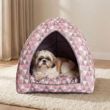 Imagem de Cama Iglu Toca Cachorro Gato Tenda Casinha Grande Lavável - Maxximo Pe
