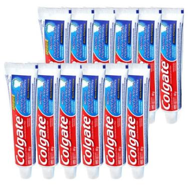 Imagem de Kit com 12 Cremes Dentais Colgate Máxima Proteção Anticáries 90g