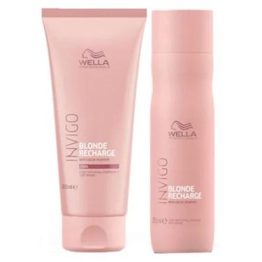 Imagem de Wella Professionals Cool Blond Recharge Invigo Kit - Shampoo + Condici
