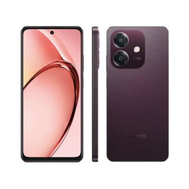 Imagem de Smartphone OPPO A60 256GB 8GB RAM Vinho 4G 6,67" 50MP + Selfie 5MP, 25