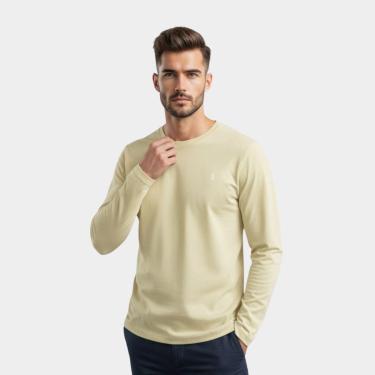 Imagem de Camiseta Masculina Viscose Elastano Toque Macio Geladinho Manga Longa Viscolycra Medson-Masculino