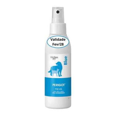 Imagem de Perfume Colônia Pet Blue Perigot 150ml Banho Tosa para Cães e Gatos