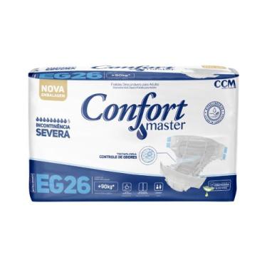 Imagem de Fralda Geriátrica Confort Master Econômico Incontinência, EG, 3