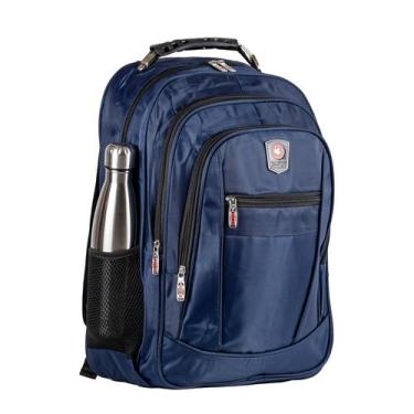 Imagem de Mochila Executiva Impermeável Masculina Feminina Escolar Notebook USB 