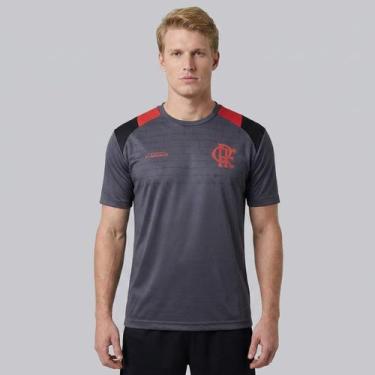 Imagem de Camisa Flamengo Vibrou Cinza - Braziline, EG