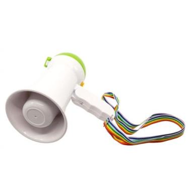 Imagem de Mini megafone ajuste e portatil sirene dobravel luxo - Multicoisa da P
