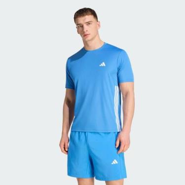 Imagem de Camiseta Adidas WE Base 3S Azul, G