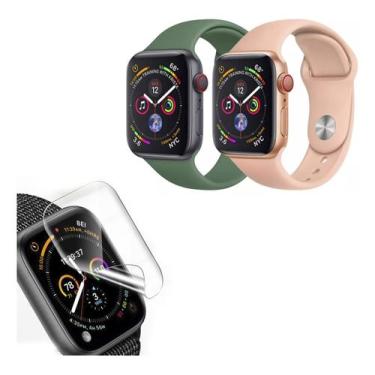 Imagem de Kit Pulseira E Película Para Apple Watch Series 1,2,3,4,5678 - Otemu, 