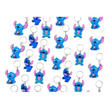 Imagem de Chaveiro Stitch 10un Lembrancinha Tema Aniversário Mimo Fest - Brindes