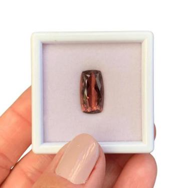 Imagem de Turmalina Vermelha Cushion Baguete 5,38ct - ENE2ESE
