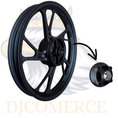 Imagem de Roda Traseiro Pé De Galinha Honda Fan Titan 125 2012 - Fabreck, Apenas