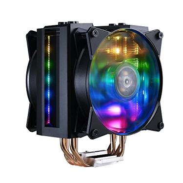 Imagem de Air Cooler Para Processador Cooler Master MasterAir MA410M ARGB Com 4 HeatPipes e Duas Ventoinhas 120mm