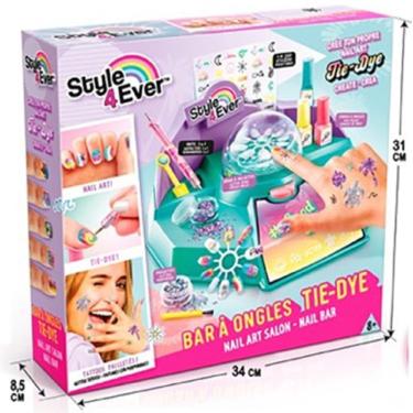 Imagem de Kit de Decoração de Unhas Infantil Fun Salão de Artes Style 4 Ever Glitter