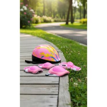 Imagem de 2x Kit Proteção Infantil Rosa 7 Peças: Segurança Total! - Congratulati