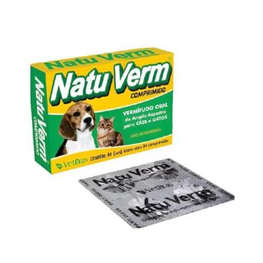 Imagem de Vermífugo Natu Verm com 4 Comprimidos - NatuVerm