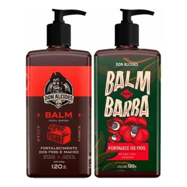 Imagem de Kit 2x Balm Hidratante Para Barba Negra Guaraná Don Alcides