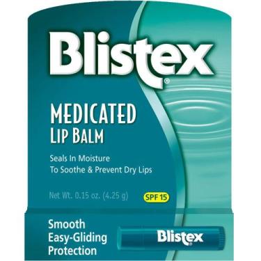 Imagem de Bálsamo Labial Blistex FPS 15 Original 4 g Pacote com 3