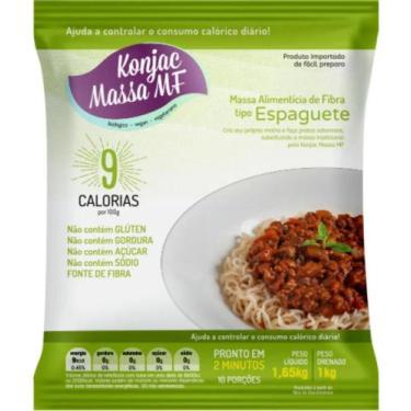 Imagem de Macarrão Konjac Massa Mf Espaguete 1kg Sem Glutén Dieta Emag