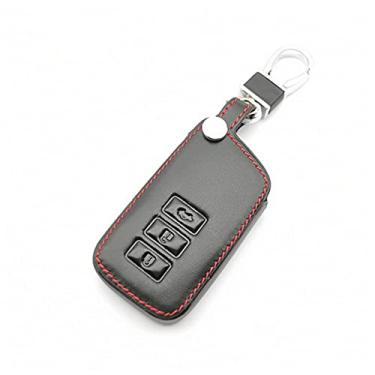 Imagem de YJADHU Porta-chaves em couro para carro, capa para porta-chaves, adequado para estilos Lexus CT200H ES350 GX400 GS350 IS250 RC350 RX300 LX570 NX300h 450, A