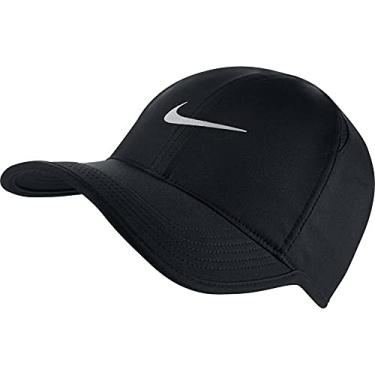 Imagem de Nike Aerobill Featherlight Dri-Fit Black Unisex Tennis Running Adjustable Hat Cap