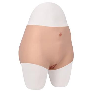Imagem de WHG Roupa íntima transversal transgênero, vagina falsa, levanta bumbum, vagina artificial, calcinha de silicone para Drag Queen Shemale, cor 3