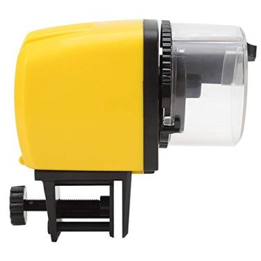 Imagem de Ciglow Alimentador Automático de Peixes, Alimentador Elétrico de Peixes Tanque de Aquário Auto Fish Food Timer Capacidade Ajustável Alimentador de Alimentos para Peixes para Viagem de Negócios, Viagens.