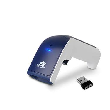 Imagem de ScanAvenger Scanner de código de barras Bluetooth 1D portátil sem fio: scanners manuais 3 em 1 - vibração, sem fio, arma de digitalização recarregável para gerenciamento de inventário - portátil, leitor de código de barras USB EAN-UPC