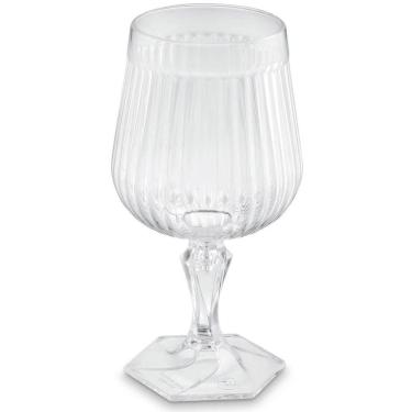 Imagem de Taça Para Água Vinho Suco 350ml Plástico UZ Axé Transparente Bebidas