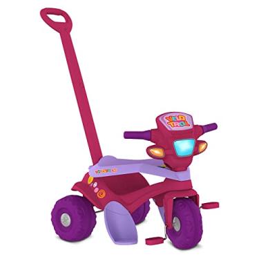 Imagem de Bandeirante Triciclo Velotrol Passeio E Pedal Rosa