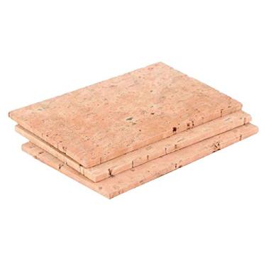 Imagem de simhoa 3 peças de lençol de cortiça saxofone soprano tenor alto adequado para clarinete, alto, tenor