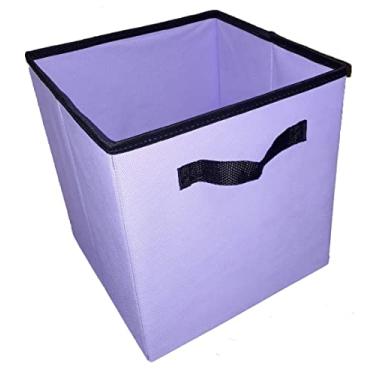 Imagem de Organibox Caixa Roxo Plástico 28x30x28 cm com Alça