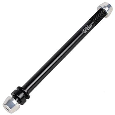 Imagem de CyclingDeal Compatível com Shimano Trainer Thru Axle - Espeto de roda traseira de 12 mm para uso interno - Comprimento de 160 mm a 172 mm - Passo da rosca: M12 x P1,5 – 2,5 mm/6 mm/espaçadores cônicos de 7,5 mm