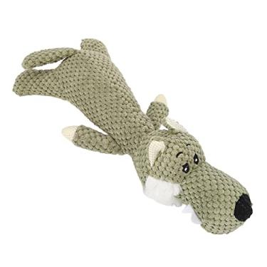 Imagem de Zerodis Brinquedos de pelúcia para cães, brinquedos interativos de moagem de dentes brinquedos para cães de pelúcia barulhentos brinquedos molar para cães pequenos e médios