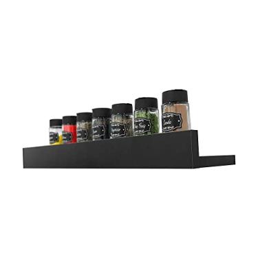 Imagem de Prateleira Porta Temperos 50 x 10cm Preto