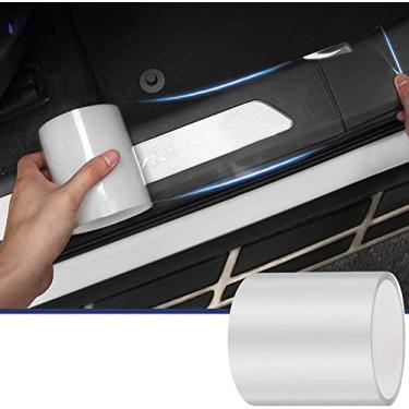 Imagem de Protetor lateral para porta de carro anticolisão com tira transparenteMYFAMIREA 16.5Ft x 3.94” x 1/50” M-012