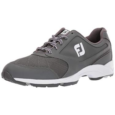 Imagem de FootJoy Sapato masculino Fj Golf Athletics Anterior Season Style, Malha cinza, 11