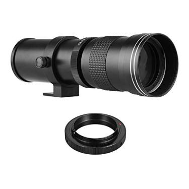 Imagem de Qudai Lente de zoom super teleobjetiva MF F / 8.3-16 420-800mm T2 com anel adaptador de montagem AI Universal 1/4 substituição de rosca para câmeras Nikon AI D50 D90 D5100 D7000 D3 D5100 D3100 D300 BD