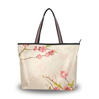 Imagem de Bolsa de ombro My Daily feminina vintage Peach Blossom, Multi, Large